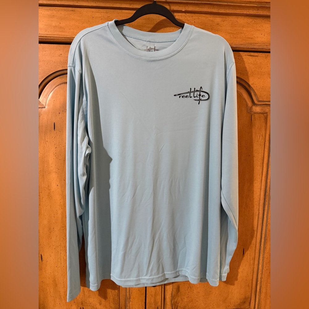 Reel Life Blue Long Sleeve Shirt- XL